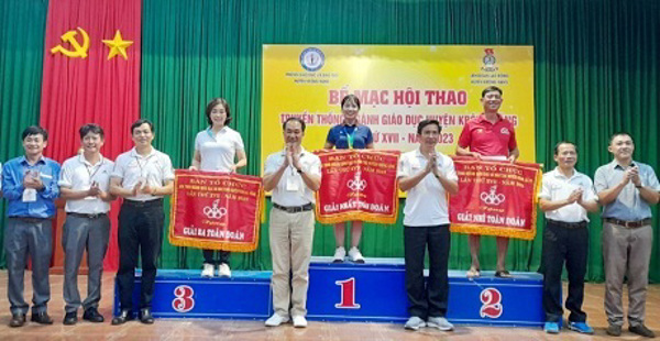 LĐLĐ huyện Krông Năng phối hợp tổ chức Hội thao truyền thống  ngành Giáo dục và Đào tạo, lần thứ XVII, năm 2023 